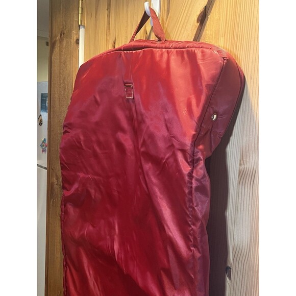 Lauren Ralph Lauren Red Garment Bag Travel Measurements: 21"W X 40"L - Picture 4 of 11